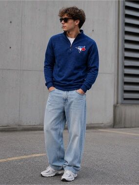 Blue jays sweater